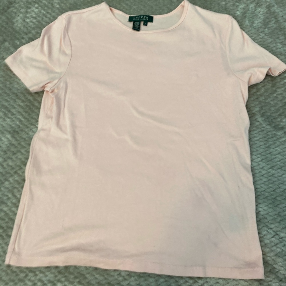 Ralph Lauren baby pink tee